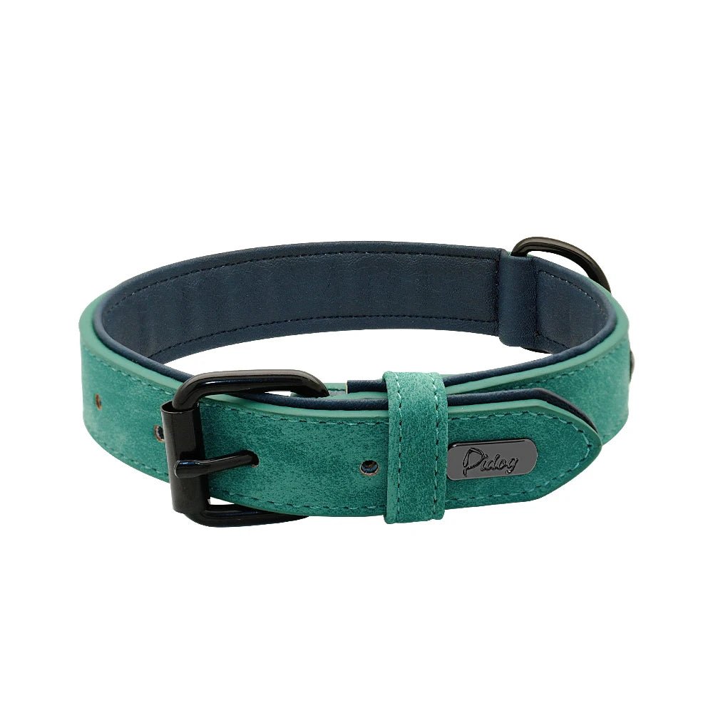 Collier chien cuir - Dognpuppytoys