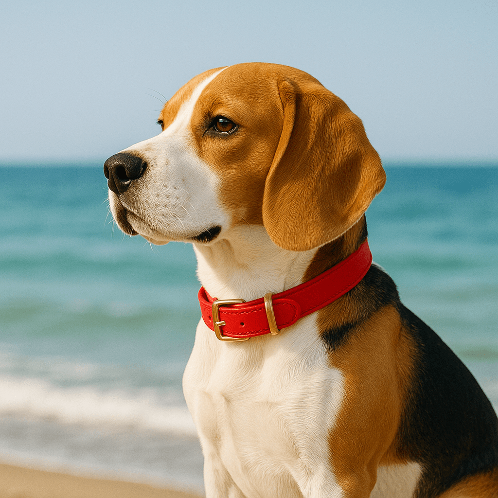 Collier chien cuir - élégance et confort BarkLuxe™ - Dognpuppytoys