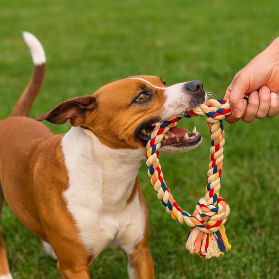 jouet pour chien indestructible IronRope™ - Corde Ultra - Résistante pour Chien - Dognpuppytoys