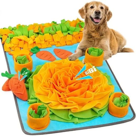Tapis à renifler pour chien | Le jouet anti - ennui qui transforme ses repas - Dognpuppytoys