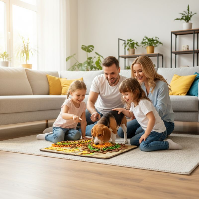 Tapis à renifler SniffSafari™ | Le jeu de recherche idéal pour occuper et apaiser votre chien - Dognpuppytoys