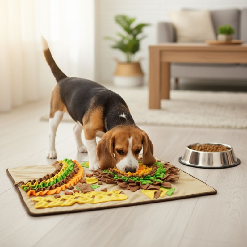 Tapis à renifler SniffSafari™ | Le jeu de recherche idéal pour occuper et apaiser votre chien - Dognpuppytoys
