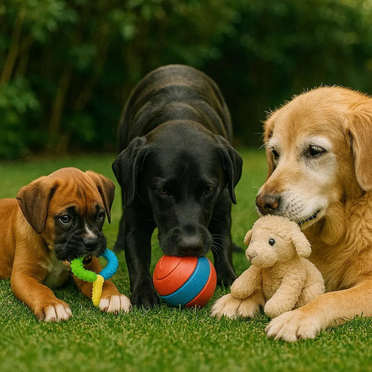 Guide complet : Jouets pour chien selon l’âge (chiot, adulte, senior) - Dognpuppytoys