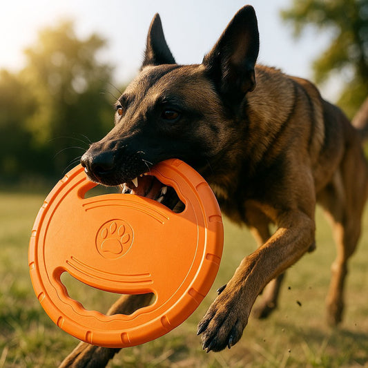 Jouet Chien Indestructible | Disque Flottant Résistant pour Mâcheurs Intensifs - Dognpuppytoys