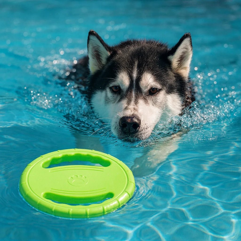Jouet Chien Indestructible | Disque Flottant Résistant pour Mâcheurs Intensifs - Dognpuppytoys
