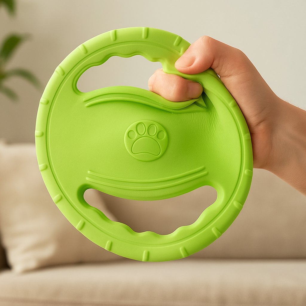 Jouet Chien Indestructible | Disque Flottant Résistant pour Mâcheurs Intensifs - Dognpuppytoys