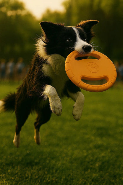 Jouet Chien Indestructible | Disque Flottant Résistant pour Mâcheurs Intensifs - Dognpuppytoys