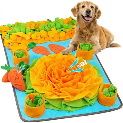 Tapis à renifler pour chien | Le jouet anti - ennui qui transforme ses repas - Dognpuppytoys