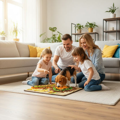 Tapis à renifler SniffSafari™ | Le jeu de recherche idéal pour occuper et apaiser votre chien - Dognpuppytoys